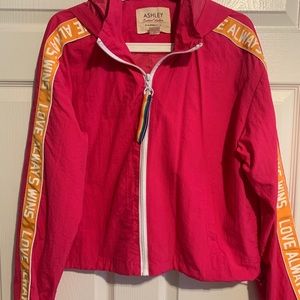 Hot Pink “Love Always Wins” Windbreaker
